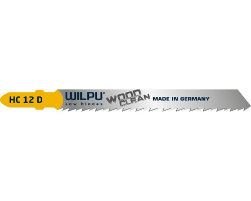 Пилки по дереву WILPU HC 12 D (прямой рез) 5шт/уп 0211200005