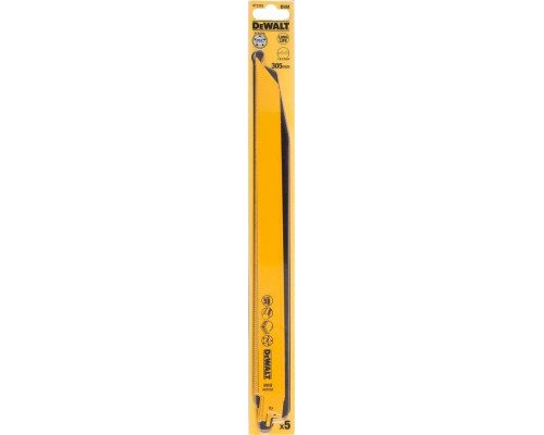Полотна универсальные DeWALT BIM S 1222 VF 305 мм DT2355-QZ (5шт.) DT2355-QZ