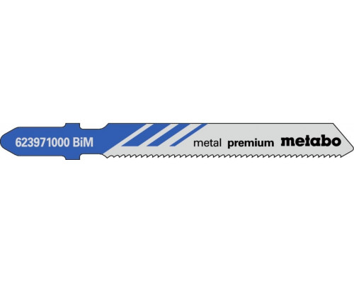 Пилки по металлу METABO T118AF 57х1,2мм HSS (5 шт.) 623971000