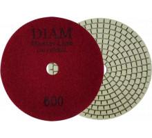 Алмазная тарелка на липучке DIAM АГШК 100*2,5 №600 Master Line Universal (сухая/мокрая) 000640