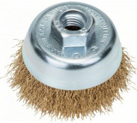 Щетка для УШМ BOSCH ЧАШЕЧНАЯ M14 0.3x70ММ ПУЧКИ ЛАТУНЬ 125 2609256500