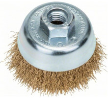 Щетка для УШМ BOSCH ЧАШЕЧНАЯ M14 0.3x70ММ ПУЧКИ ЛАТУНЬ 125 2609256500