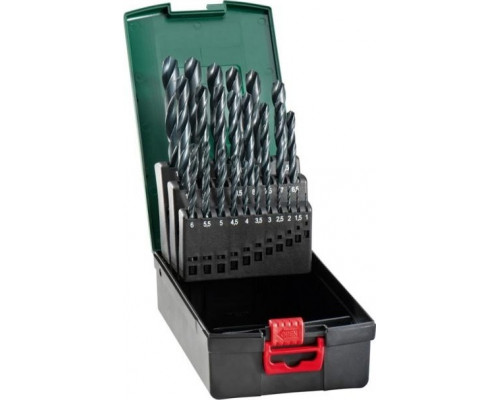 Набор сверл по металлу METABO HSS-R 25 шт. (1-13 мм) 627159000 627159000