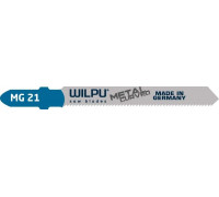Пилки по металлу WILPU MG 21 для тонкой жести, стали от 1,2 до 2мм (криволин.ре 256000005