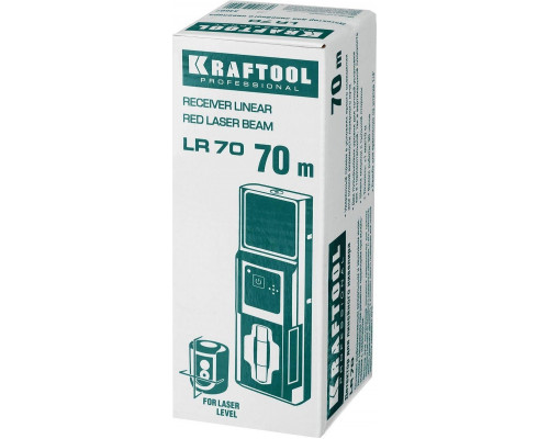 Приемник для линейного нивелира KRAFTOOL LR 70 34607