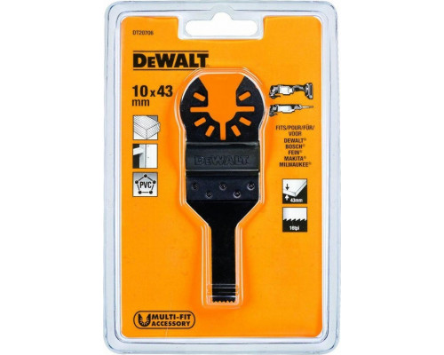 Пильное полотно DeWALT 43х10 мм DT20706-QZ DT20706-QZ