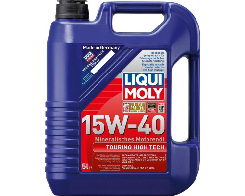 Масло моторное LIQUI MOLY SAE15W40 Touring High Tech 5 л 1862/1096 1862/ 1096