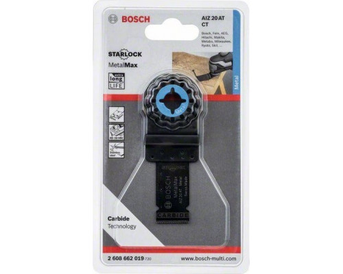 Погружное пильное полотно BOSCH HM 40х20 мм AIZ 20 AT 2608662019