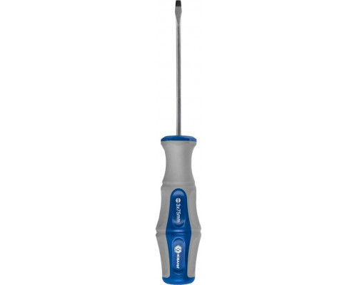 Отвертка шлицевая Кобальт 646-225 ultra grip sl 3,0х75 мм cr-v, двухкомпонентная рук