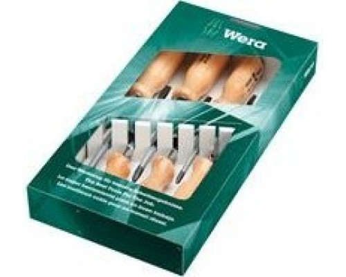 Набор отверток с деревянной ручкой WERA 930/955/6 SATZ 6TLG. WE-137810 WE-137810