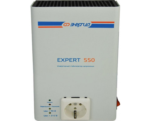 Стабилизатор напряжения однофазный ЭНЕРГИЯ Expert 550 инверторный 230В