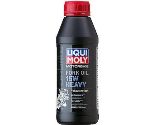 Масло для вилок и амортизаторов LIQUI MOLY Motorbike Fork Oil Heavy 15W 0,5 л 7558 синтетическое 7558/1524