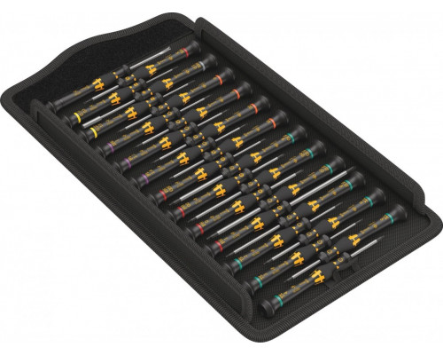 Набор отверток WERA Kraftform Micro ESD Big Pack 1, антистатический, 05134019001