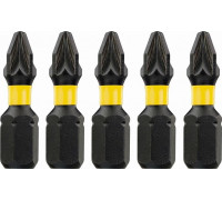 Бита для заворачивания ударная DeWALT РZ3х25 мм (5шт) IMPACT TORSION DT7388T DT7388T-QZ