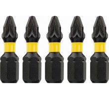 Бита для заворачивания ударная DeWALT РZ3х25 мм (5шт) IMPACT TORSION DT7388T DT7388T-QZ