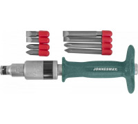 Отвертка ударная JONNESWAY AG010139 8,10 (36,80 мм) PH#2,3 (36,80 мм), 5 предметов 048345