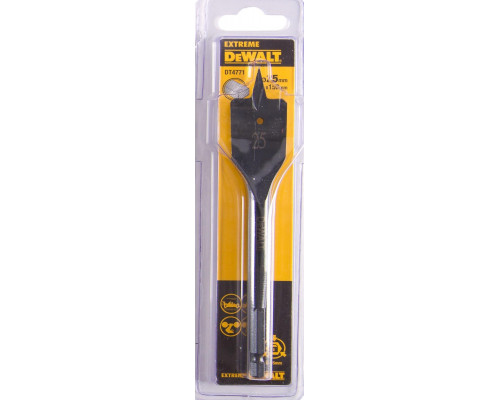 Сверло по дереву DeWALT 25 x 132/152 мм Extreme Impact перьевое DT4771-QZ DT4771-QZ