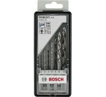Набор сверл по металлу BOSCH Robust Line (7шт) 135°, с шестигранным хвостовиком 2607019922