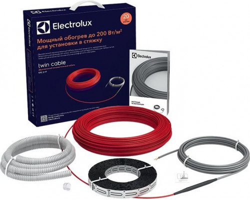 Комплект теплого пола ELECTROLUX ETC 2-17-2000 нагревательный кабель НС-1073707