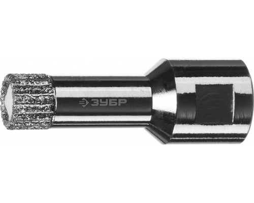 Алмазная коронка для сухого сверления ЗУБР d=14 х 35, M14 Профессионал 29865-14
