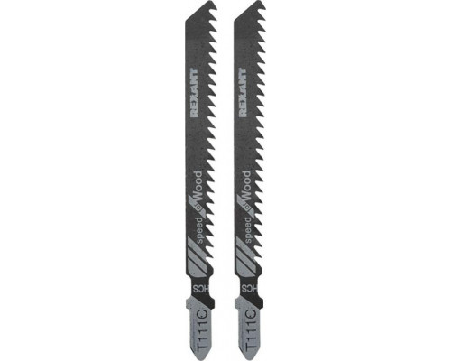 Пилки по дереву REXANT T111C 100 мм 8 з/д 5-60 мм (2 шт.) 92-0305