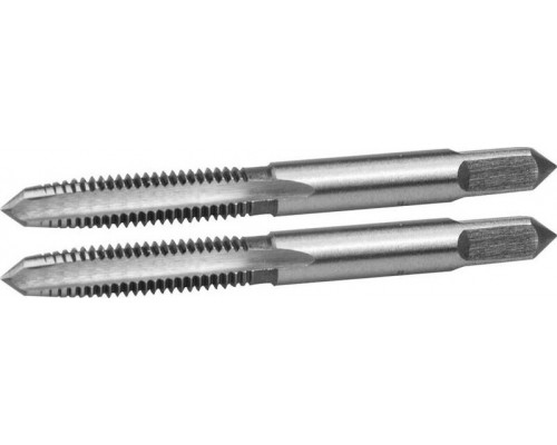Комплект метчиков ЗУБР ручных М6x1.мм сталь 9хс 4-28006-06-1.0-H2