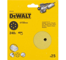 Круг шлифовальный на липучке DeWALT DT3137-QZ 150 мм, 6 отв. P240