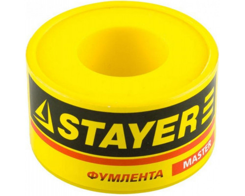 Фум лента STAYER MASTER плотность 0,16 г/см3, 0,075ммх12ммх10м 12360-12-016