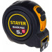 Рулетка STAYER BlackMax 5/25 25 мм в ударостойком обрезиненном корпусе 3410-05-25_z02