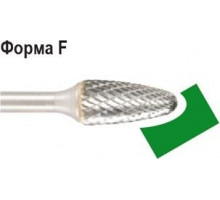 Бор-фреза по металлу D.BOR форма F парабола с зак. головой 9,6*19,0/64,0 хв. 6 мм 9f-15096k02d W-040-9F-15096K02D