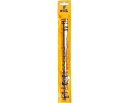 Бур SDS-plus Denzel Cobalt W-tip, 10x260 мм по бетону, двойная спираль 705018