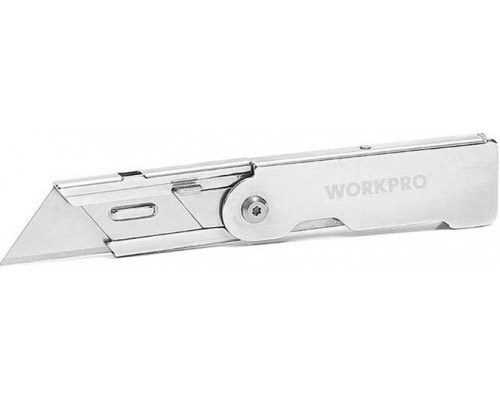 Нож складной WORKPRO WP211001 со сменными лезвиями