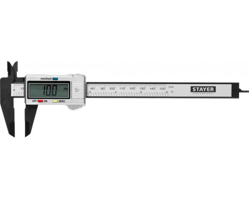 Штангенциркуль STAYER MASTER-150 электронный, композитные материалы, 150 мм 34411-150