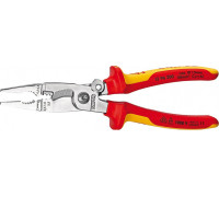 Клещи электромонтажные диэлектрические KNIPEX 1396200TBK 200 мм 6-в-1 KN-1396200TBK