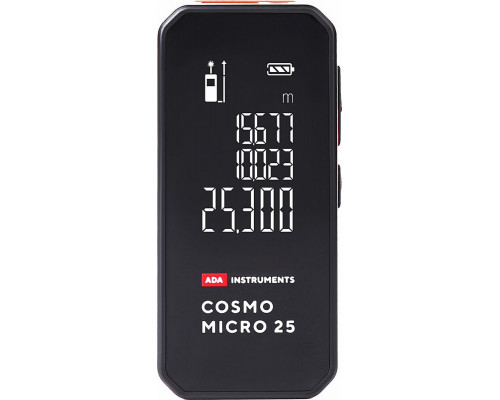 Лазерный дальномер ADA Cosmo MICRO 25 с литиевым аккумулятором А00670