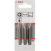 Бита для заворачивания BOSCH РZ3 х 51 мм Extra Hart (3шт) 2607001573