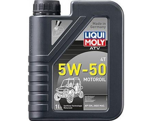 Масло для квадроциклов LIQUI MOLY SAE 5W50 ATV 4T Motoroil 1 л 20737 синтетическое 20737