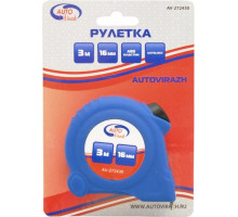 Рулетка измерительная Autovirazh AV-272430 3 м х 16 мм