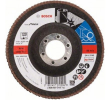 Круг лепестковый торцевой BOSCH 125 мм Р80 Best for Metal 2608606924