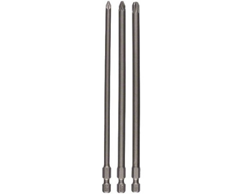 Бита для заворачивания BOSCH Extra Hard 152 мм PZ1/2/3 3шт 2607001762