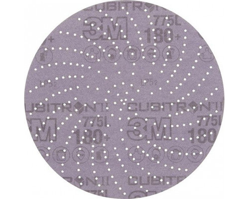Диск на сетчатой основе 3M Cubitron II Hookit 775L 180+, 150 мм, КлинСэндинг, № 64 (уп.5шт) 7100064178