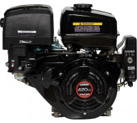 Бензиновый двигатель LONCIN G420FD (L type) 15,0 л.с. (вал конус 105,95 мм, электростартер) 00-00004985