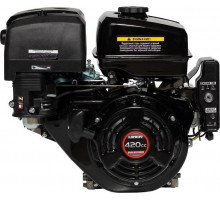 Бензиновый двигатель LONCIN G420FD (L type) 15,0 л.с. (вал конус 105,95 мм, электростартер) 00-00004985