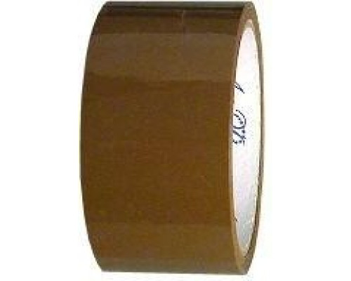 Скотч упаковочный 49-2-050 50 мм х 50 м, коричневый