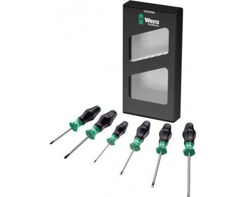Набор отверток WERA Kraftform Comfort 1334/6 SATZ 6TLG / 6 PCS WE-031551 WE-031551