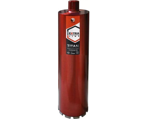 Алмазная коронка для мокрого сверления DIAM САМС 132x450х11x1,1/4UNC Extra Line Titan (железобетон) 313004