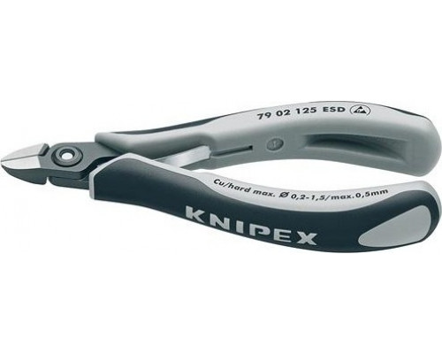 Бокорезы KNIPEX 7902125ESD прецизионные антистатические, 125 мм