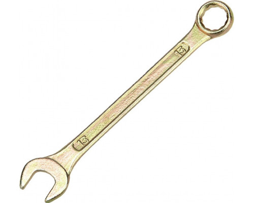 Ключ комбинированный REXANT 12-5808-2 13 мм, желтый цинк