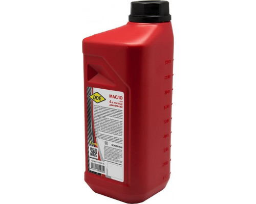 Масло для 4-тактных двигателей DDE SAE 5W30 1 л полусинтетическое S-SAE5W-30
