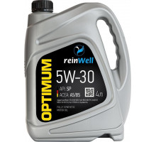 Масло моторное REINWELL 5W30 API SP, ACEA A5/B5 4 л синтетическое 4953 / 11832